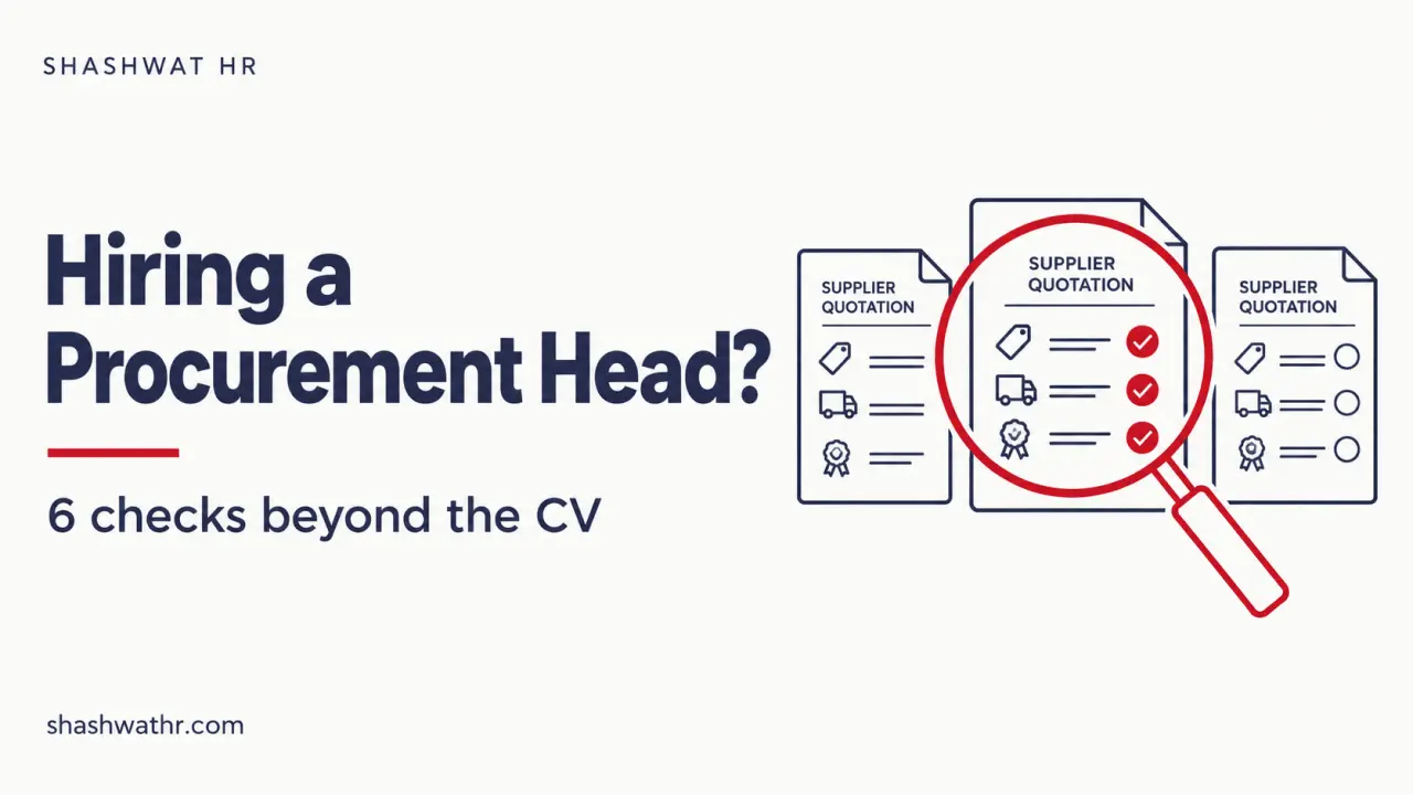 hiring a procurement head